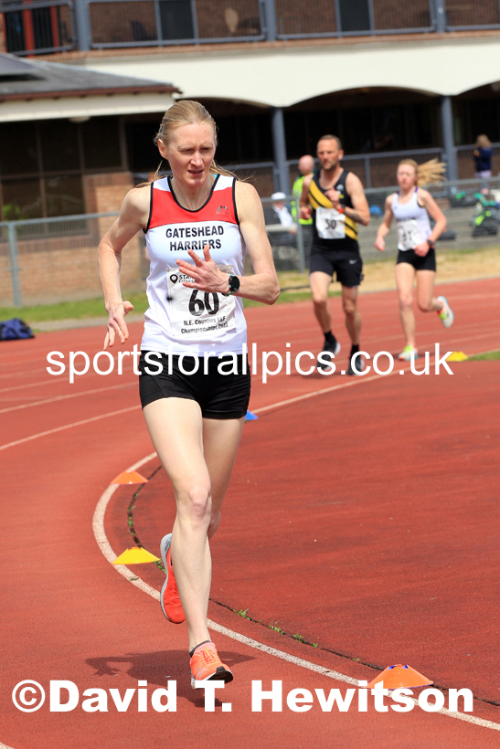 2022 North Eastern Counties AA 10000 metres Champs., Chester le Street, Sat,. May 21st. Photo: David T. Hewitson/Sports for All Pics
